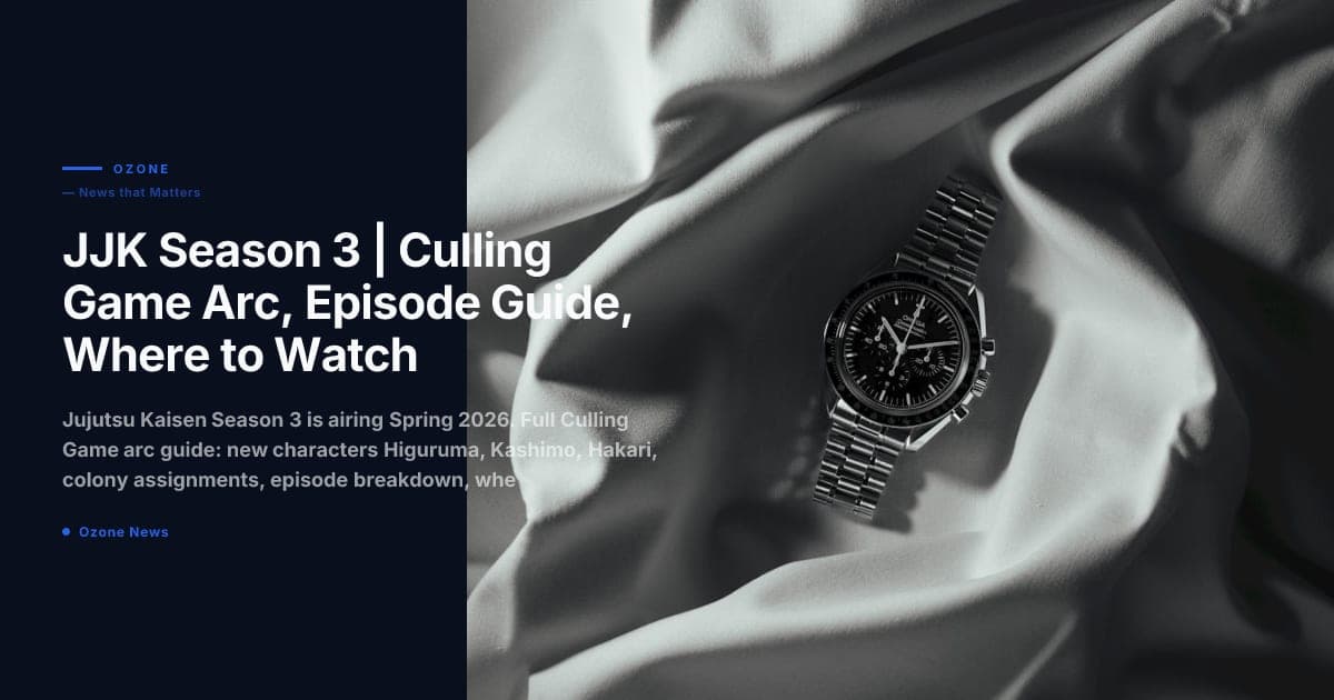 JJK Season 3 | Culling Game Arc, Episode Guide, Where to Watch
