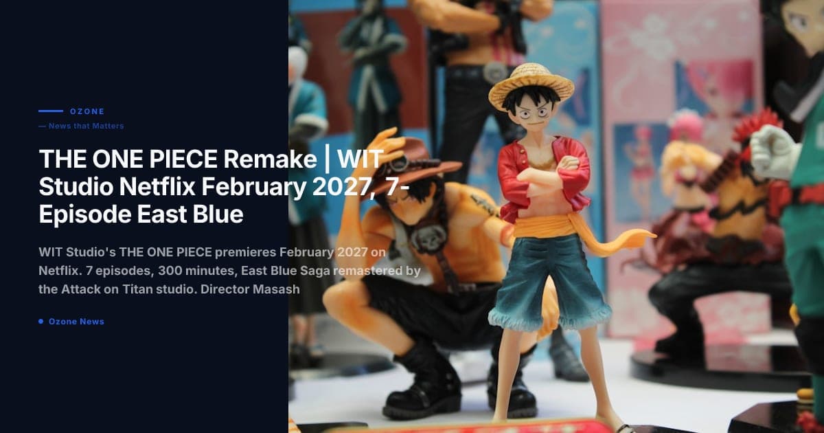 THE ONE PIECE Remake | WIT Studio Netflix February 2027, 7-Episode East Blue