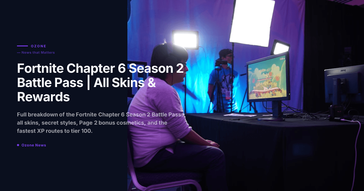 Fortnite Chapter 6 Season 2 Battle Pass | All Skins & Rewards