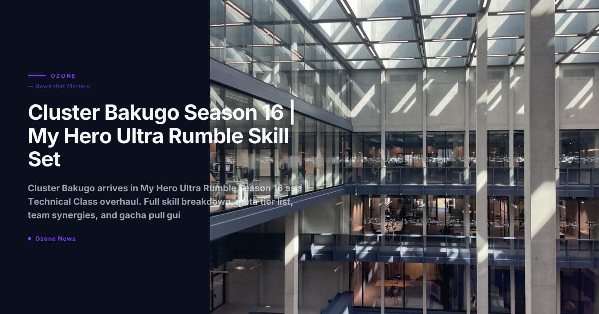 Cluster Bakugo Season 16 | My Hero Ultra Rumble Skill Set