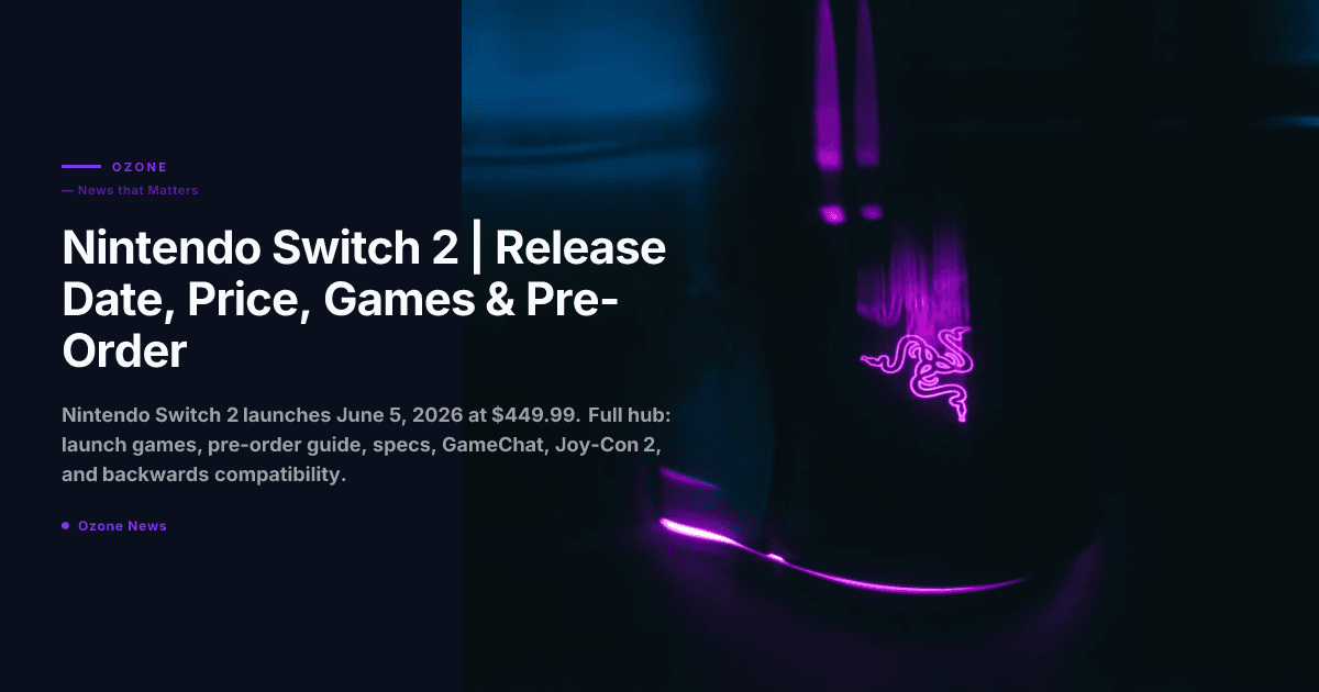 Nintendo Switch 2 | Release Date, Price, Games & Pre-Order